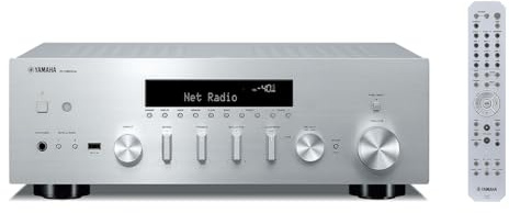 R-N600A Network Receiver with Streaming, Phono and Built-in DAC, Silver