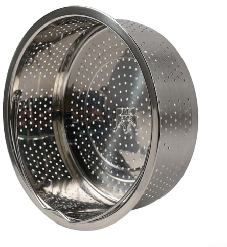 Cuocere comodamente a vapore le tue verdure preferite con il nostro affidabile inserto per cottura a vapore in acciaio inossidabile (20 cm)