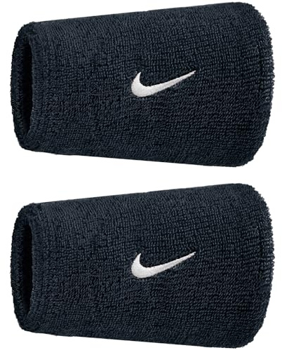Nike Unisex Swoosh Classic Doublewide 2Pk Banda sudatoria Black/White One Size