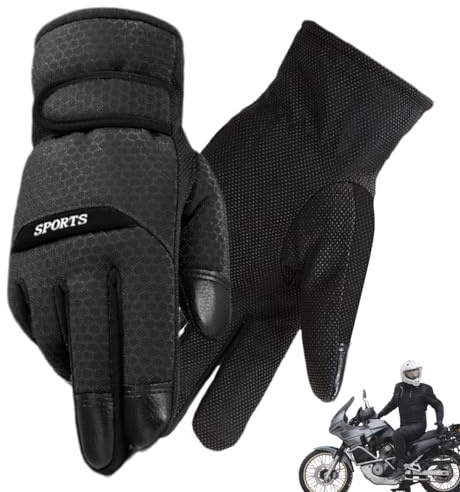 Générique Gants de Moto pour Hommes, Gants d'hiver,Gants de Motard pour Hommes Moto | pour, Gants de résistants au Froid antidérapants avec Une Bonne adhérence, d'hiver épais et isolés