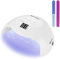 NAVANINO LED UV Lampe für Nägel, 48W Nageltrockner, Nail Lamp Geeignet für alle Gel, 30/60/99s Timer, Infrarot Sensor, LCD Display