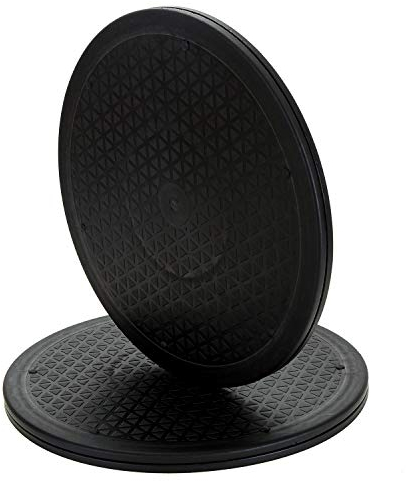 Lawei Lot de 2 Heavy Duty Rotation à 360 Degrés Support de roulements à Billes en Acier Plateau Rotatif Pivotant pour TV Enceintes écrans appareils de Cuisine - 30,5cm