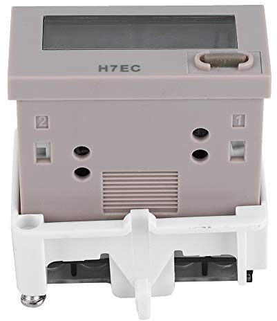 Contador Eléctrico, 110-220 V CA Pantalla LCD Contador Eléctrico, H7EC-NFV Contador Electrónico Preciso de 8 Dígitos Totalizador Industrial, 0-99999999, Probadores