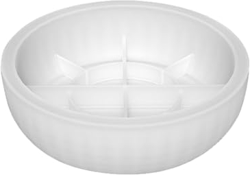 Groß Rund Tablett Epoxidharz, Formen Silikonform Schalen Gießformen Teller Epoxy Form, Schale Silikon Gießform Obsttablett Harzformen Teller Gießform Harz Formen ((B))