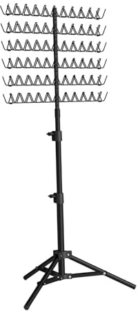 perfk Support Tresse Cheveux, Support de Tressage de Cheveux Pliable, Évite Les Enchevêtrements, Facile à Installer, Léger pour Les Coiffeurs, Support de Tresse de Cheveux, Support Cheveux 110-150cm