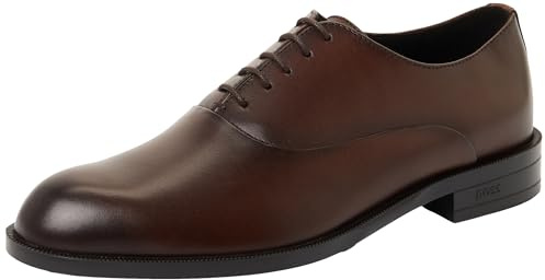 BOSS Homme Tayil_OXF_bunl Chaussures Oxford, Marron foncé, 45 EU