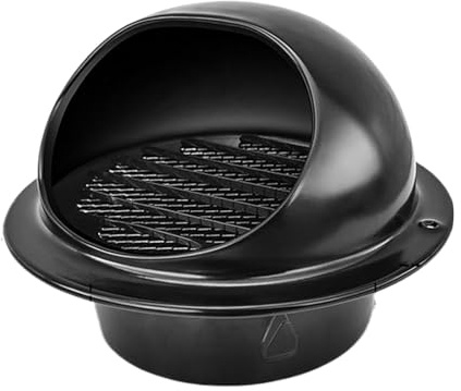 Grille de Ventilation de Soubassement,Grille De Soubassement 10/15cm Avec Moustiquaire Intégrée | Connecteur De Tuyau Pour Séchoir Pièce Extérieure Salle De Bain Entrepôt Plafond Abri Mur Chamb