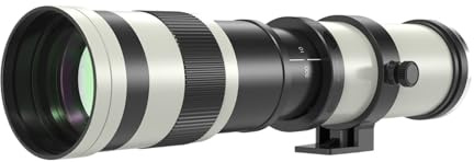 Lightdow 420-800mm F8.3-16, compatibile con Canon Nikon Sony Obiettivo zoom super teleobiettivo manuale Filtro universale Dimensioni 62mm Leggero Portatile(A9,Nikon Z)
