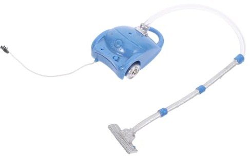 Mikinona Mini Aspirateur en Résine Bleu Marine, Ornement Miniature pour Maison de Poupée, Petit Appareil Électroménager Décoratif, Accessoire Stable et Léger pour Micro Scène