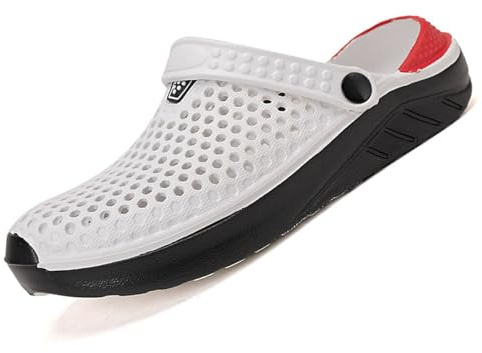 Générique Sabot Homme Femme Antidérapants Mules Perforés Confortable Respirant Extérieur Clogs Unisexe Intérieur Souple Léger Plage Jardin Piscine Travail Occasionnels Chaussure