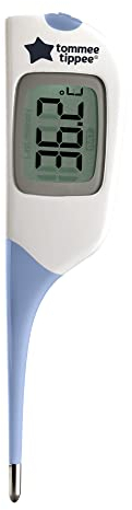 Tommee Tippee FlexiPen Thermometer, Suitable for 0m+, for Underarm or Under Tongue, Fast and Accurate 8 Second Readings, Flexible Tip and Memory Function