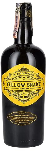 Island Signature Rum - Yellow Snake, Jamaican Amber Rum, Premium Caribbean rum - 70cl