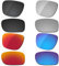 LenzReborn Lentes polarizados de repuesto para gafas de sol Oakley Holbrook OO9102, más opciones, Negro oscuro + gris plateado + rojo fuego + azul hielo, Taille unique