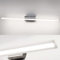 DILUMEN Spiegellampe Bad 60cm 1600lm,Spiegelleuchte bad, Badlampe wand Edelstahl,15w Spiegel Lampe Bad, Badezimmer Lampe Wand,Mordene Badleuchte IP44 Wasserdicht (Kaltweiß 6000k)
