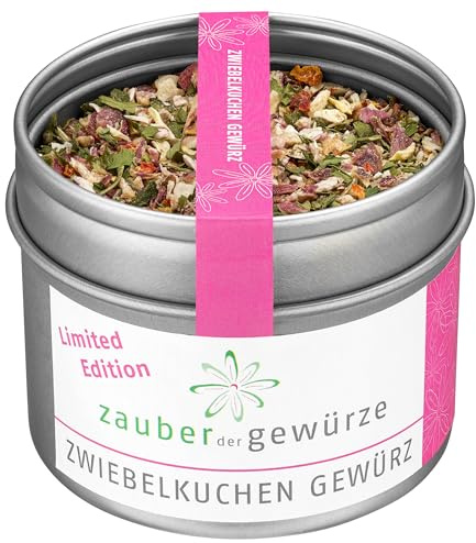 Zauber der Gewürze Zwiebelkuchen Gewürz - Perfekte Würzmischung für herzhafte Zwiebelkuchen, Quiches & mehr, 45 g