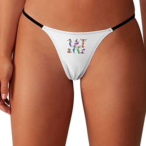 GQWJKSZ Belle Donne africane Mutandine da Donna G-Strings Perizoma Sexy T Back Panty