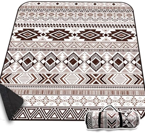 TYEQWT Manta Picnic Impermeable 200 X 200, Manta Playa Grande Antiarena, Picnic Blanket Boho Esterilla Playa Lavable a Máquina, Plegable Camping Mat Portátil para Parque - Gris