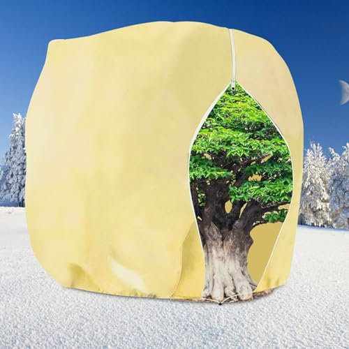 Plant Fleece Frost Protection, 250x360cm Plant Covers Freeze Protection, Winter Plant Frost Protection Covers with Zipper Drawstring, Frost Protection for Plants, Horticultural Fleece Frost Protection