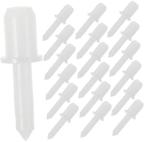 PartyKindom 60Pcs Plastic Shutter Repair Pins Telescopic Replacement Pins for Window Louvers Lightweight Shutter Accessory for Home and Professional Use