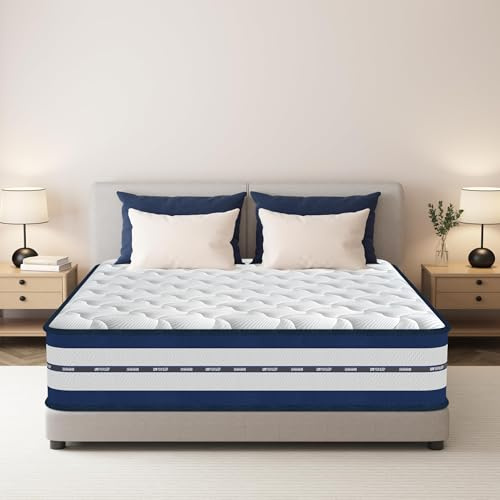 Colchón Viscoelástico 140x200 cm | Altura 28cm | Cama de Espuma Memoria | Antibacteriano y Hipoalergénico | Ergonómico Firmeza Media | Alta Densidad | Transpirable y Duradero | Certificado Oeko-Tex