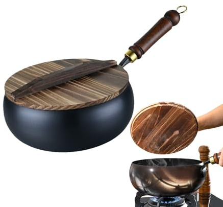 De Cocina Antiadherente - Sartén Resistente Al Calor Compatible Con Inducción De 30 Cm, Herramienta Duradera Para Freír De Uso Diario | Perfecto Para Pollo, Carne De Res, Cerdo, Vegetales, Saltead