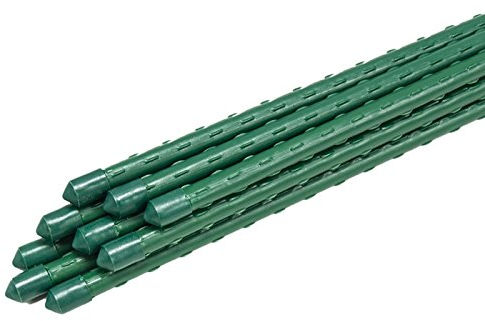 rg-vertrieb 10x Rankhilfe Pflanzstab Pflanzstäbe Pflanzenstütze Rankstab Stange Stab Tomatenstäbe Verbinder Pflanzstabverbinder 90-180cm zur Auswahl (180cm)