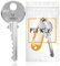 PTT KEY®| Clé Pass PTT T10 - boîte aux lettres individuelles normalisées et certains halls d'immeuble- Serrure standard La Poste.