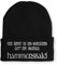 tshirtladen Strickmütze Hammersbald Nordischer Gott der Ungeduld Statement Beanie Mütze mit Spruch, Farbe: Black
