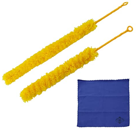 2Pcs Flutes Cleaning Brush,Flute Cleaning Brush Flute Cleaning Swab Brush Compatible with Woodwind Flute Parts