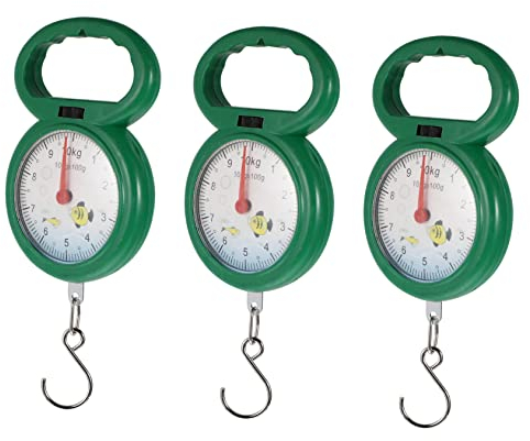 GALPADA Einfaches Design Kunststoff Federwaage Gepäckwaage Haken Fischwaage für Supermarktwaage