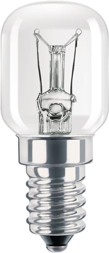 jpshop Lampadina ad Incandescenza per Forno 25W - Attacco Piccolo E14 - Resistente fino a 300°