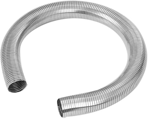 Bil Ljuddämpare 250 Mm Flexibelt Avgasrör Universal Ventilationsslang Snabbreparationsrör Rostfritt Stål Rökrör Avgasventilrör Bilavgasspets(Färg:33-37MM)