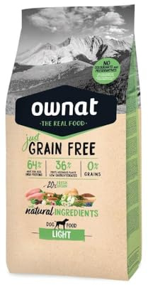 Pienso para Perro OWNAT Grain Free Just Light 3 kg