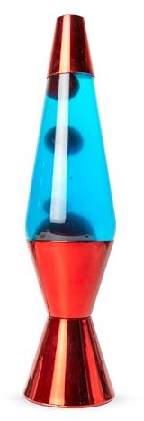 RED5 Blue Red Molten Lava Lamp Energy Efficient Ecodesign Liquid Wax Mood Light