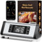 Termometro Cocina, 243M Bluetooth Termometro Digital Cocina Inalámbrico con Aplicación, IP67 a Prueba de Agua Meat Thermometer Con pantalla LCD, Función de Alarma, Ideal para Parrilla, Horno, BBQ