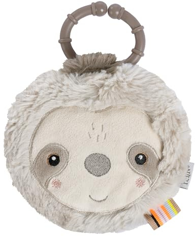 Fehn Fabric Book Sloth - Feeling Book with Nature Motifs: 6 Pages with Exciting Materials and Functions to Feel, Grip and Amaze - A Perfect Companion for Home and Travel
