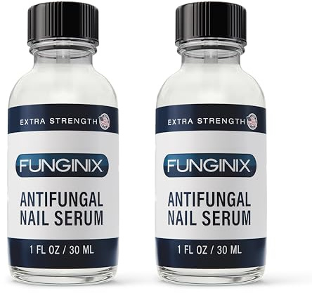 FUNGINIX Toenail Fungus Treatment Extra Strength - Antifungal Nail Treatment With 10% Undecylenic Acid & Tea Tree Oil - Includes Natural Oils & Botanicals - Made in USA (Packaging Does Vary)