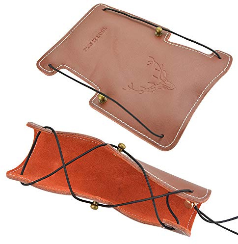 MILAEM Garde-Bras Protection de Bras Protège Avant-Bras en Cuir armguard Bras de Protection pour Tir à l'arc