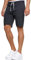 Indicode Herren Aldrich Sweatshorts mit Kordelzug | Herrenshorts Sportshorts für Männer Black Mix, XL