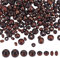 PH PandaHall 480 Stück Holz Abstandsperlen 4 Stile Holz Haarperlen KokosnussBrownes Holz Makramee Perlen Natürlich Bemalte Holzperlen Für Schmuck Haarzöpfe DIY Handwerk Bauernhaus Lanyard Dekor