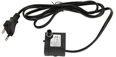 Mini Bomba de Agua Sumergible, IPX8 Reducción de Ruido a Prueba de Agua Desmontable Fácil Limpieza Bomba de Agua de Fuente de Agua Salada Ajustable