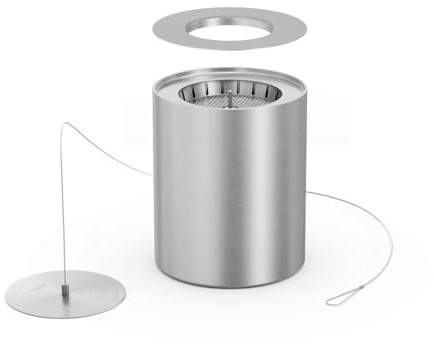 höfats - Bio-Burner Spin 1200 con Eco-Ring - sustituye a la lata de combustible gel de Spin 120 - permite el uso de bioetanol líquido de höfats - mayor duración y llama más clara