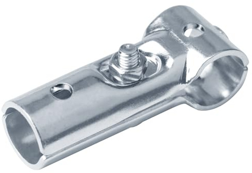 eoere 20 Sets T Pipe Connector Tee Clamp Fittings, Fits 1/2 EMT Conduit with PE Adapter Shims