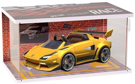 Modell Garage Toy,Modell Garage Toy Realistisk 1 32 Skala Liten Transparent | Parkeringsgarage modell leksak för barn Tonåringar Barn Pojkar Flickor Lek Rolig Aktivitet Låtsaslek Fantasifull Kreat