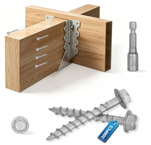 Mech.Galv.#9 x 1-1/2 Joist Hanger Screws-200 Qty,9112R200 Hurricane Screws