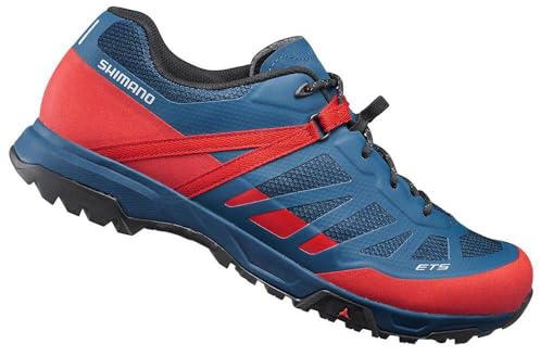 Shimano MTB-Schuhe Et500, Unisex, für Erwachsene, rot, 40 EU