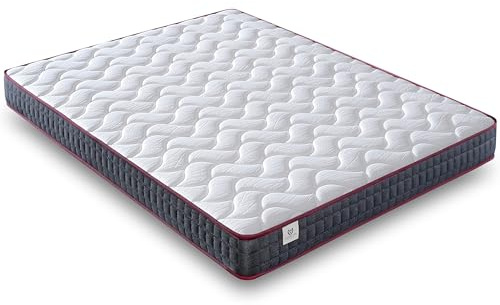 NATURELITS Madrass 180 x 200 Dubbelsidig Viskoelastisk Vinter/Sommar, Hårdhet Media MemorySens. Anpassningsbar, Hygienisk och Andningsbar. Individuell Färg Grå. Modell Månhöjd 14 cm