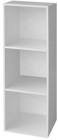 Gardenia Estantería de Madera, Color Blanco, 3 estantes