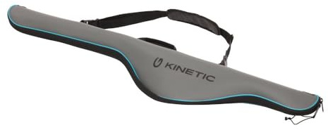 Kinetic Armor Rod & Reel Bag – Borsa per canna da pesca 120 cm – 150 cm custodia semi-rigida fodera impermeabile (150 cm)