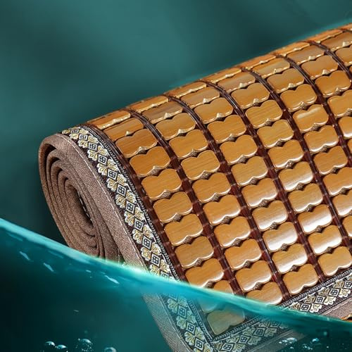 HDZNDH Materassino Estivo in bambù,Stuoia per Letto di bambù Pieghevole,Traspirante E Liscio Rinfrescante Tappetino Mahjong,per Divano Letto Sedia